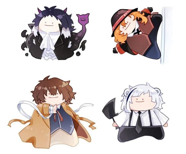 Bungo Stray Dogs Чиби