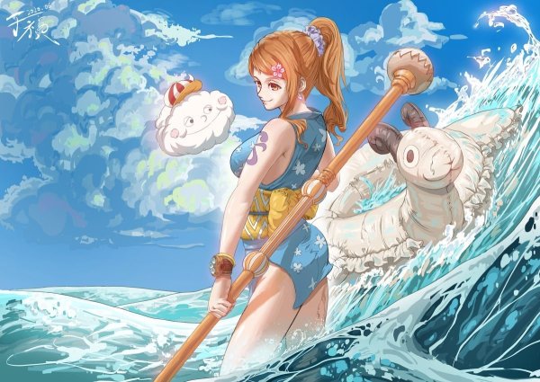 Nami one piece аниме