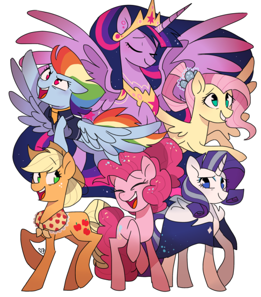 MLP Mane Six Art