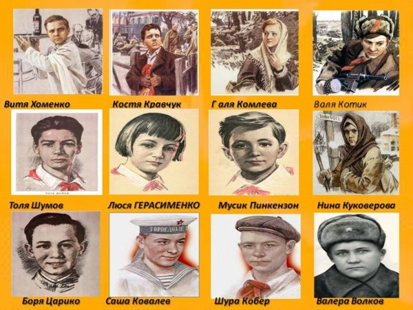Дети пионеры герои советского Союза