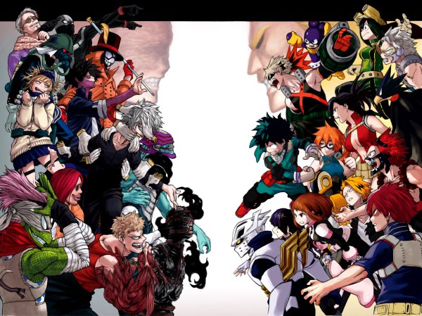 My Hero Academia лига злодеев