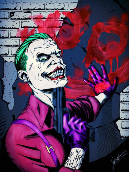 Джокер DC Comics отряд самоубийц