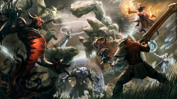 Dota 2 Fight Art