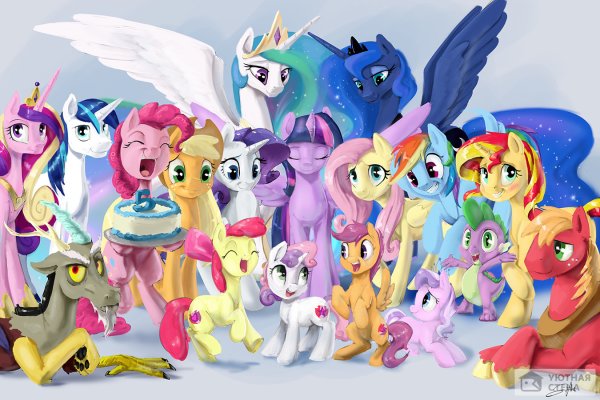 My little Pony Mane 6 принцессы
