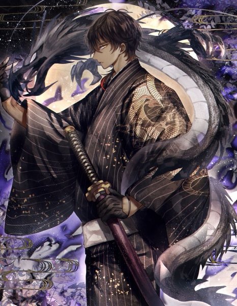 Touken Ranbu Ookurikara арт дракон
