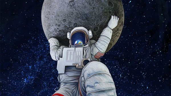 Космонавт арт
