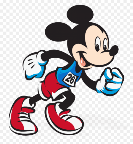 Спортсмен cartoon Микки Маус
