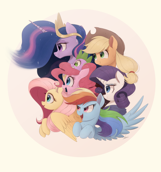 My little Pony Mane 6 принцессы