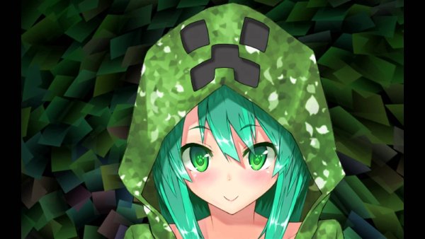 Minecraft КРИПЕР девушка