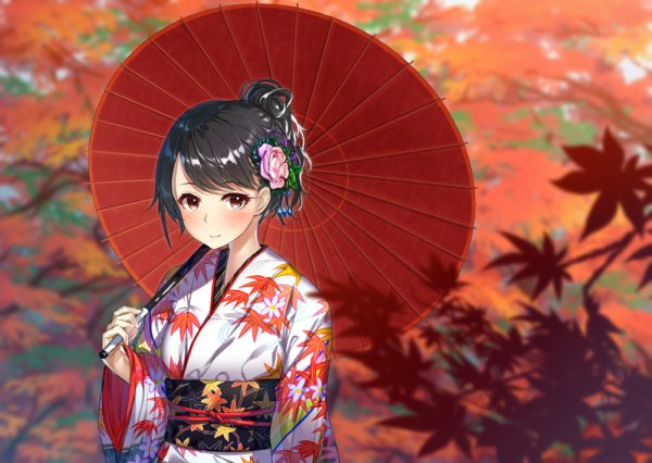 Rin Haruna кимоно