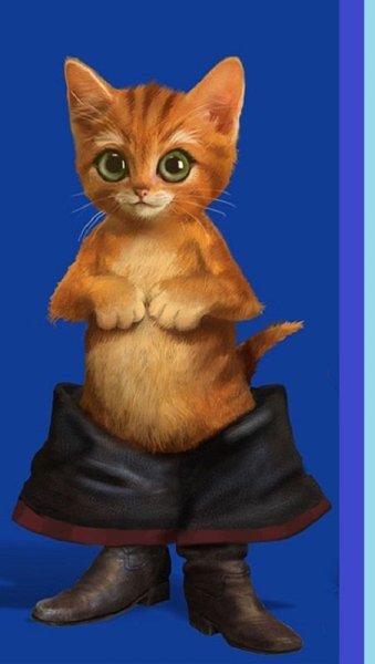 Шрек кот в сапогах и кошка