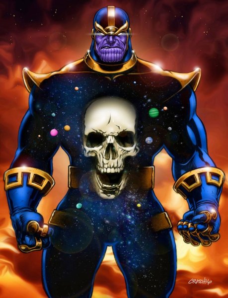 Танос и Железный человек Endgame
