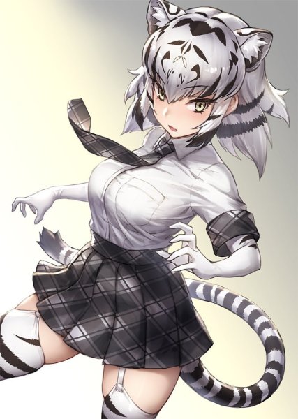 Kemono friends аниме тигр