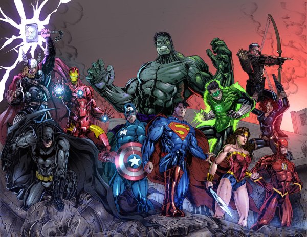 Вселенная. Marvel. Vs. Вселенная. DC