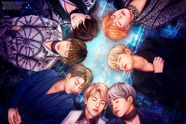 Группа BTS арт