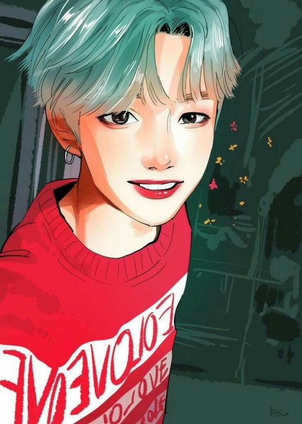 BTS V арт