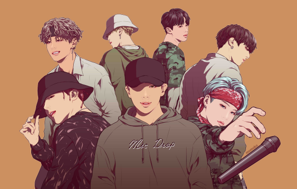 Арт БТС Mic Drop