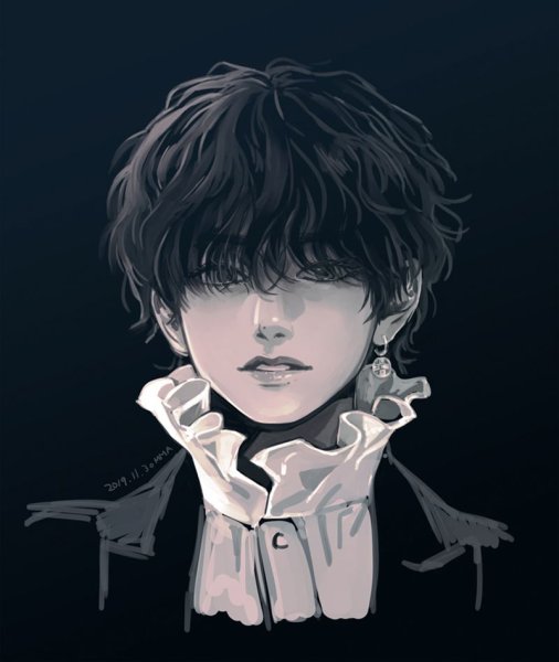 BTS Art тэхён