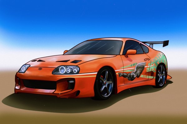 Toyota Supra арты