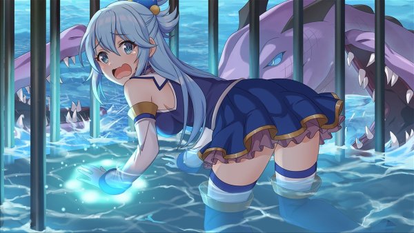 Aqua Konosuba арт 18