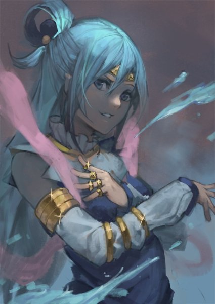Aqua Konosuba Art