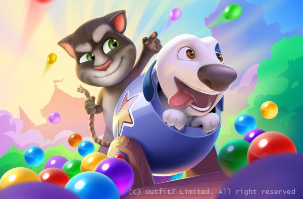 Talking Tom Bubble Shooter