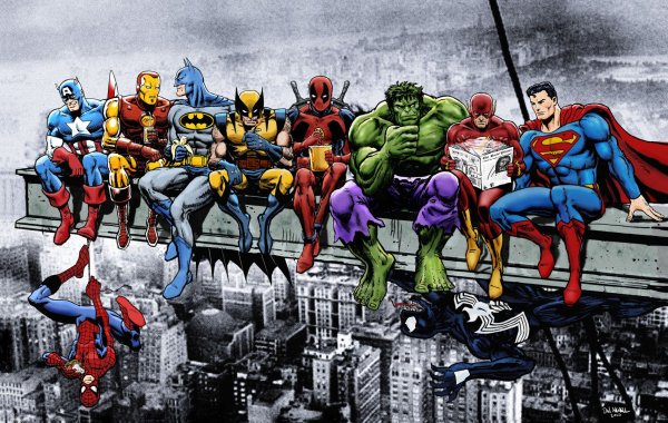 Картина по номерам Marvel