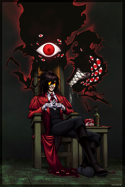 Аниме Hellsing Алукард