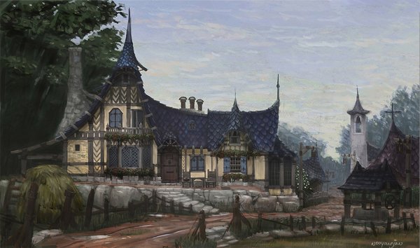 Medieval Houses концепт арт