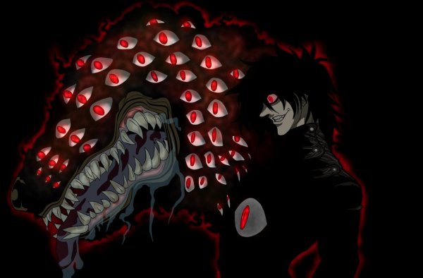 Алукард Hellsing Ultimate глаза