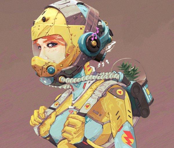 Cyberpunk космонавт