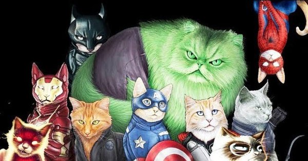 Коты Супергерои