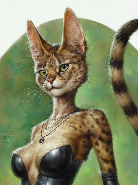 Кошка арт