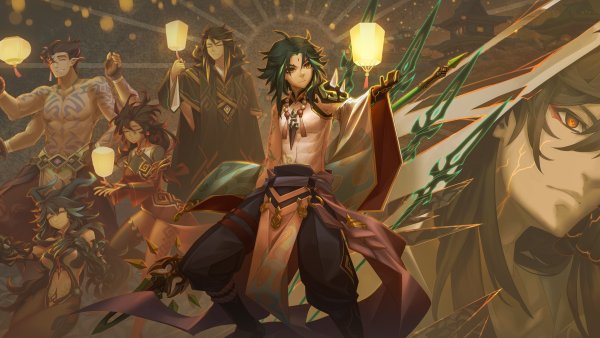 Genshin Impact Сяо арт