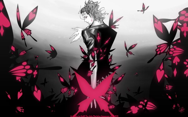 D Gray man Тики Микк бабочки