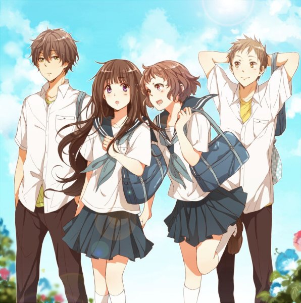 Hyouka аниме романтика