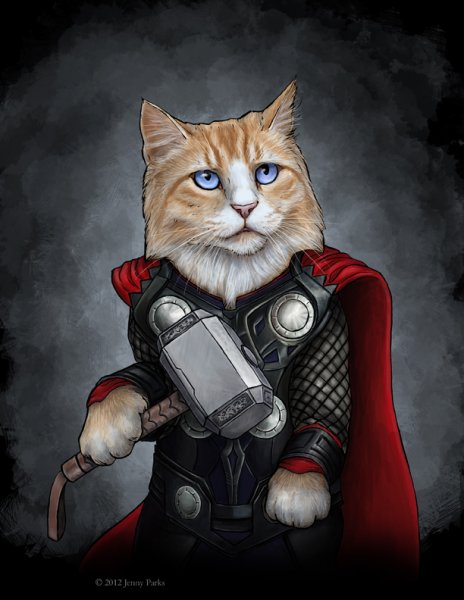 Коты Супергерои Марвел