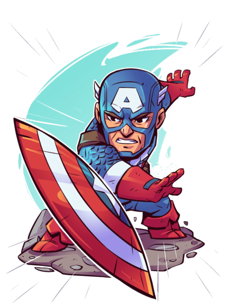 Chibi Derek Laufman Марвел
