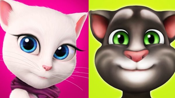Игры кот том и Анжела
