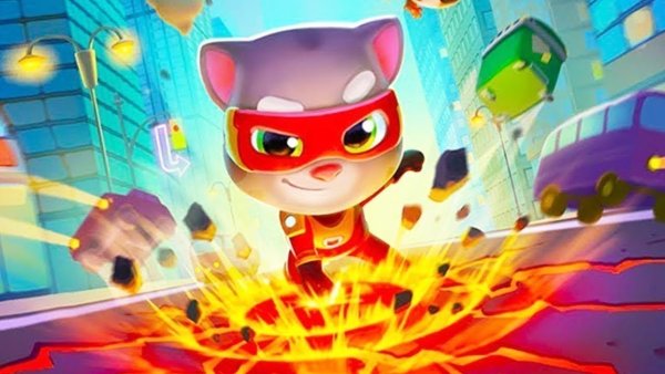 Talking Tom погоня героев