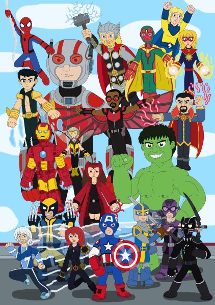 Avengers Earth's Mightiest Heroes Art