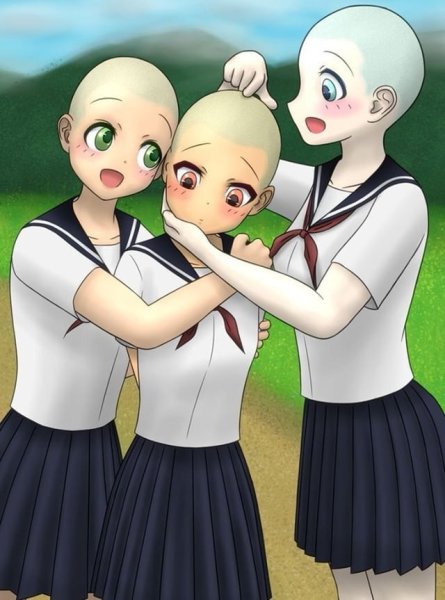 Аниме headshave