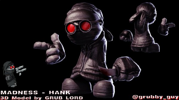 Madness Combat Хэнк Деймос Сэнфорд