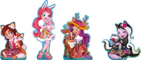 Enchantimals герои на белом фоне