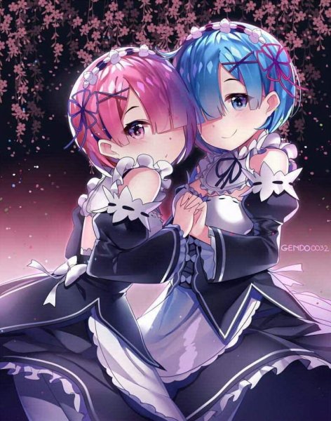 Re Zero рем и рам