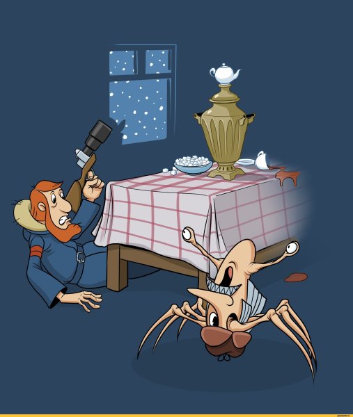 Карикатуры на мультфильмы