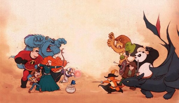 Союзмультфильм vs Disney
