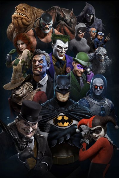 DC Comics герои злодеи
