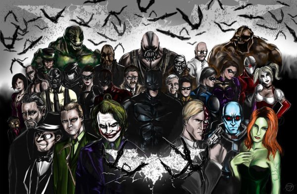 Враги Бэтмена DC Comics