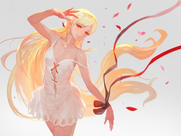 Аниме Kizumonogatari Шинобу
